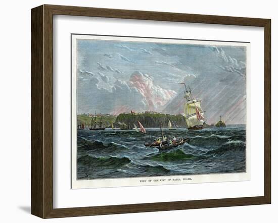 View of the City of Bahia, Brazil, C1880-null-Framed Giclee Print