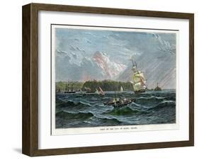 View of the City of Bahia, Brazil, C1880-null-Framed Giclee Print