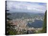 View of the City of Como from Brunate, Lake Como, Lombardy, Italian Lakes, Italy, Europe-Peter Barritt-Stretched Canvas