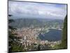 View of the City of Como from Brunate, Lake Como, Lombardy, Italian Lakes, Italy, Europe-Peter Barritt-Mounted Photographic Print