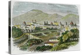 View of the City of Cuzco, Peru, C1875-null-Stretched Canvas