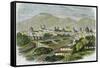 View of the City of Cuzco, Peru, C1875-null-Framed Stretched Canvas