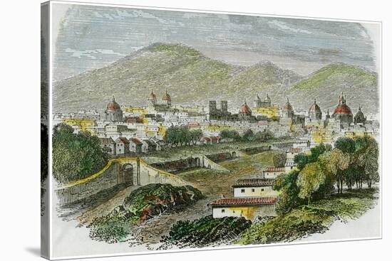 View of the City of Cuzco, Peru, C1875-null-Stretched Canvas