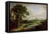 View of the City of Edinburgh, c.1822-Alexander Nasmyth-Framed Stretched Canvas