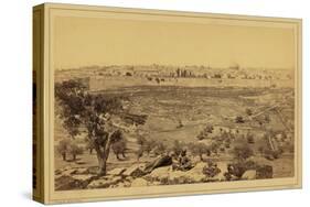 View of the City of Jerusalem from the Mount of Olives, Between 1860 and 1880-null-Stretched Canvas