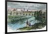 View of the City of Lima, the Capital of Peru, from the River Rimac, C1875-null-Framed Giclee Print