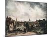 View of the City of London from Sir Richard Steele's Cottage, 19th Century-John Constable-Mounted Giclee Print