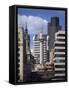 View of the City of London, London, England, United Kingdom-David Hughes-Framed Stretched Canvas