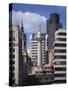 View of the City of London, London, England, United Kingdom-David Hughes-Stretched Canvas