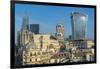 View of The City of London skyline and 20 Fenchurch Street (The Walkie Talkie), London, England-Frank Fell-Framed Photographic Print