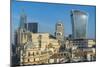 View of The City of London skyline and 20 Fenchurch Street (The Walkie Talkie), London, England-Frank Fell-Mounted Photographic Print