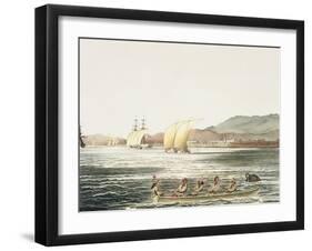 View of the City of Manila, Phillipine Islands-Ludwig Choris-Framed Giclee Print