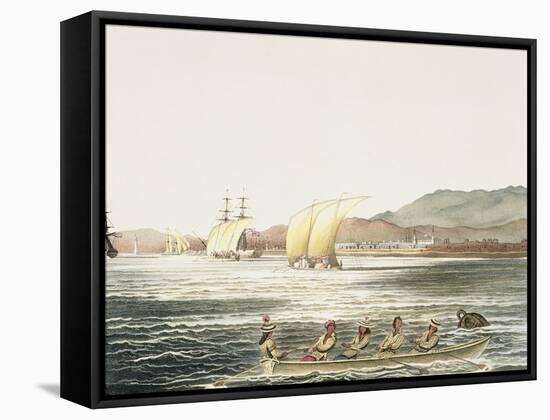 View of the City of Manila, Phillipine Islands-Ludwig Choris-Framed Stretched Canvas