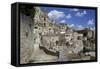 View of the City of Matera in Basilicata, Italy, Europe-Olivier Goujon-Framed Stretched Canvas