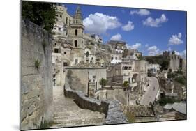 View of the City of Matera in Basilicata, Italy, Europe-Olivier Goujon-Mounted Photographic Print