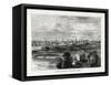 View of the City of Melbourne, Victoria, Australia, 1877-null-Framed Stretched Canvas