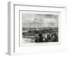 View of the City of Melbourne, Victoria, Australia, 1877-null-Framed Giclee Print