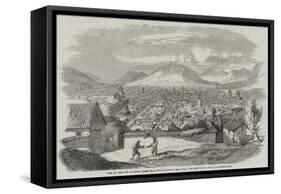 View of the City of Quito, Taken from the Convent of San Juan, Just Previous to the Late Earthquake-null-Framed Stretched Canvas