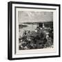 View of the City of Tuxpan from Observatory Hill, Looking West, Mexico, 1888-null-Framed Giclee Print