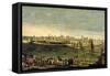 View of the City of Zaragoza-Juan Bautista Marti Nez Del Mazo-Framed Stretched Canvas