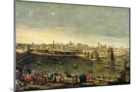 View of the City of Zaragoza-Juan Bautista Marti Nez Del Mazo-Mounted Giclee Print