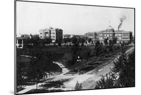 View of the City Park - Twin Falls, ID-Lantern Press-Mounted Art Print