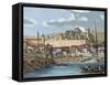 View of the City with the Mosque, Cordoba,  Andalusia, Spain-Prisma Archivo-Framed Stretched Canvas