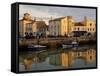 View of the Clemenceau Quay, Port Area, Saint Martin, Ile De Re, Charente Maritime, France, Europe-De Mann Jean-Pierre-Framed Stretched Canvas