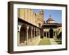 View of the Cloisters and the Pazzi Chapel, 1429-46-Filippo Brunelleschi-Framed Giclee Print