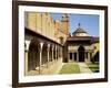 View of the Cloisters and the Pazzi Chapel, 1429-46-Filippo Brunelleschi-Framed Giclee Print