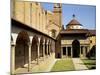 View of the Cloisters and the Pazzi Chapel, 1429-46-Filippo Brunelleschi-Mounted Giclee Print