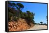 View of the Coast from the Panoramic Road to Sant Feliu De Guixols-Stefano Amantini-Framed Stretched Canvas