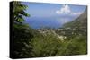 View of the Coast, Maratea, Tyrrhenian Sea, Basilicata, Italy, Europe-Olivier Goujon-Stretched Canvas