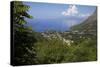 View of the Coast, Maratea, Tyrrhenian Sea, Basilicata, Italy, Europe-Olivier Goujon-Stretched Canvas