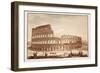 View of the Colosseum During Restoration, 1833-Agostino Tofanelli-Framed Giclee Print