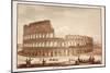 View of the Colosseum During Restoration, 1833-Agostino Tofanelli-Mounted Giclee Print