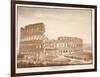 View of the Colosseum from the Temple of Venus, 1833-Agostino Tofanelli-Framed Giclee Print