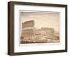 View of the Colosseum from the Temple of Venus, 1833-Agostino Tofanelli-Framed Premium Giclee Print