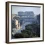 View of the Colosseum from the Victor Emmanuel II Monument, 1st Century-CM Dixon-Framed Photographic Print