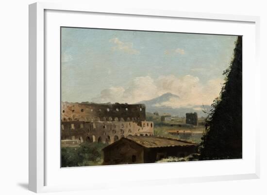 View of the Colosseum, Rome, Late 18Th/Early 19th Century-Pierre Henri de Valenciennes-Framed Giclee Print