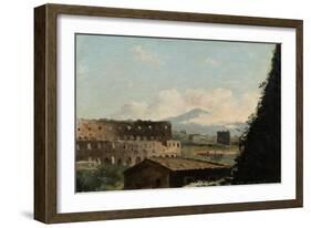 View of the Colosseum, Rome, Late 18Th/Early 19th Century-Pierre Henri de Valenciennes-Framed Giclee Print