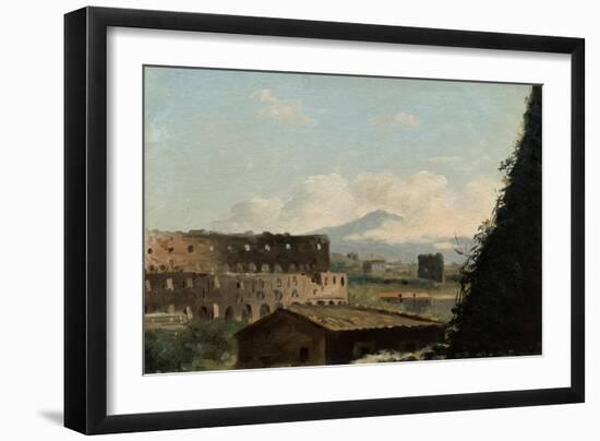 View of the Colosseum, Rome, Late 18Th/Early 19th Century-Pierre Henri de Valenciennes-Framed Giclee Print