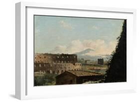 View of the Colosseum, Rome, Late 18Th/Early 19th Century-Pierre Henri de Valenciennes-Framed Giclee Print