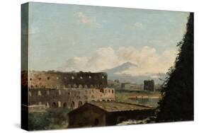 View of the Colosseum, Rome, Late 18Th/Early 19th Century-Pierre Henri de Valenciennes-Stretched Canvas