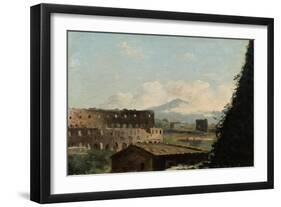 View of the Colosseum, Rome, Late 18Th/Early 19th Century-Pierre Henri de Valenciennes-Framed Premium Giclee Print