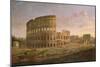 View of the Colosseum with the Arch of Constantine, C.1716-Gaspar van Wittel-Mounted Giclee Print