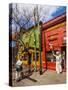 View of the colourful La Boca Neighbourhood, City of Buenos Aires, Buenos Aires Province, Argentina-Karol Kozlowski-Stretched Canvas