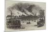 View of the Conflagration of the City of Hamburgh-null-Mounted Giclee Print
