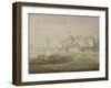 View of the Constantine Palace in Strelna near St. Petersburg, 1856-null-Framed Giclee Print
