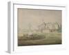 View of the Constantine Palace in Strelna near St. Petersburg, 1856-null-Framed Giclee Print